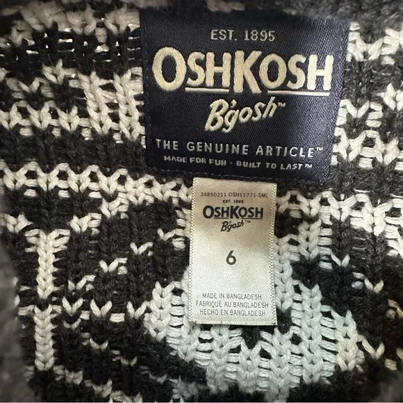 Oshkosh B’gosh kids sweater - Picture 4 of 4